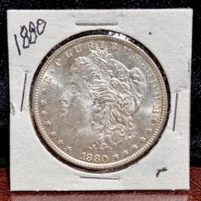1880 S Morgan Silver Dollar MS Key Date