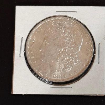 1881 Morgan Silver Dollar