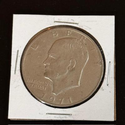1971 D Eisenhower Dollar