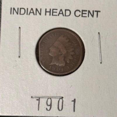 1901 Indian Head Penny
