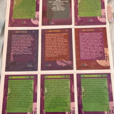 9 Beatles Cards from The Beatles Collection