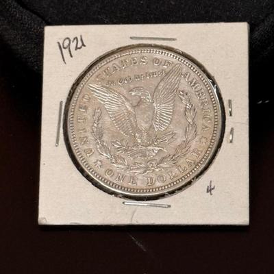 1921 D Morgan Silver Dollar