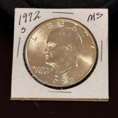 1972 S Eisenhower Dollar MS