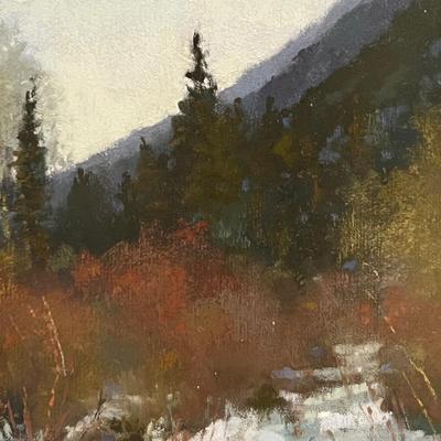 Elizabeth Sandia “Leopard Creek” Signed Pastel (PB-RG)