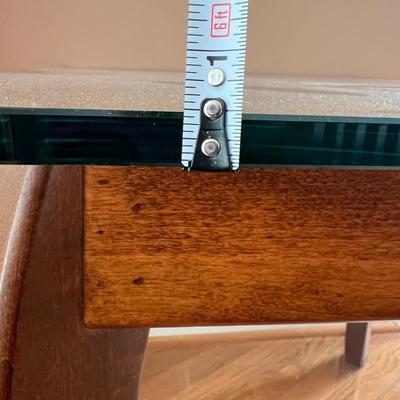 Pair of Glass Top End Tables 2 Tiers
