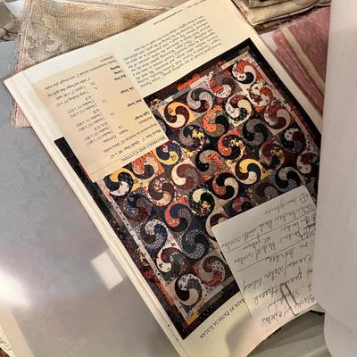 Lot 127 3 totes of quilting items