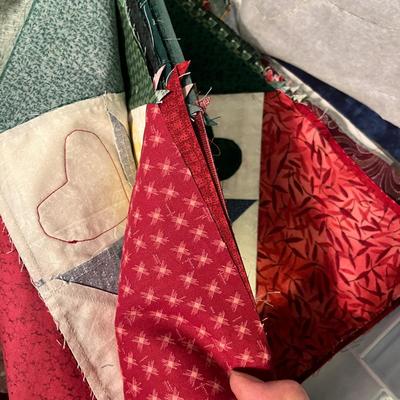 Lot 127 3 totes of quilting items