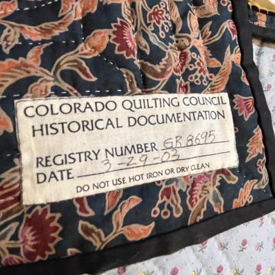 Lot 130 Norman Rockwell Quilt displays