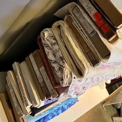 Lot 131 Bolts of material
