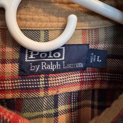Abercrombie & Fitch, Eddie Bauer, and Other Men’s Flannels - Size Large (B3-DZ)