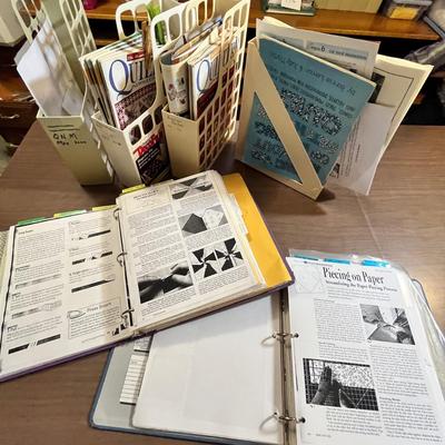 Lot 146 Quilting magazines & patterns