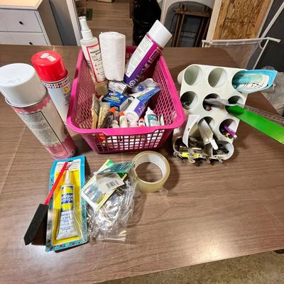 Lot 149 tub of supplies