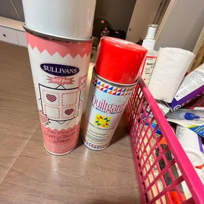 Lot 149 tub of supplies