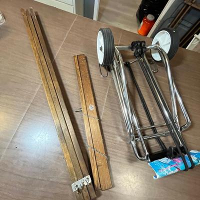 Lot 151 Easel & Luggage dolly