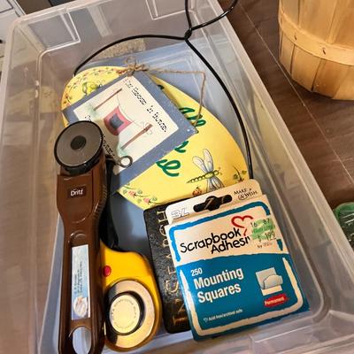 Lot 157 Totes of crafting items