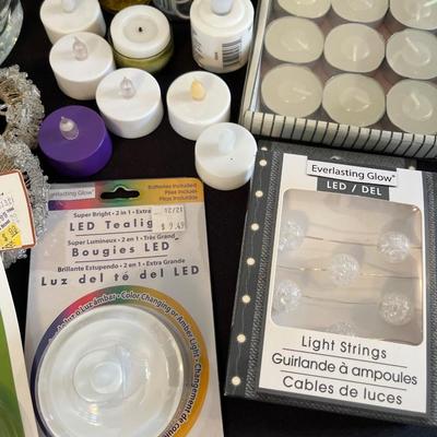 Candles (battery operated) & more!!