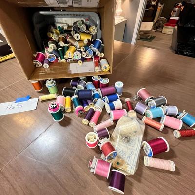 Lot 165 box of thread