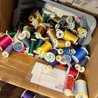 Lot 165 box of thread