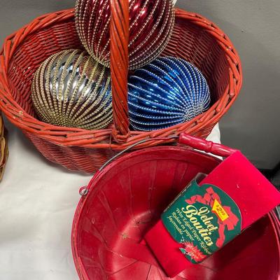 Baskets and large balls