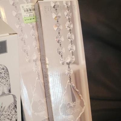 Dublin NIB Carafe, candle lamp, tree