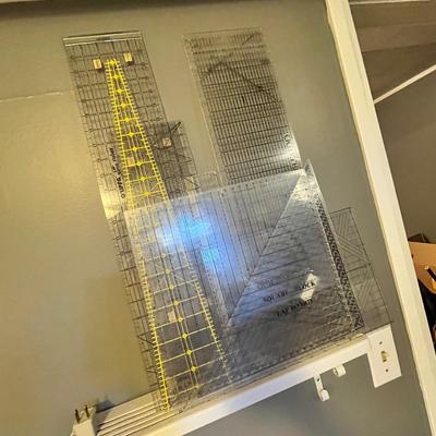 Lot 174 Rack w/ sewing boards