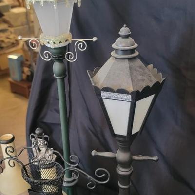 Wine, street lamp decor