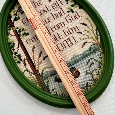 Lot 184 Poem wall art