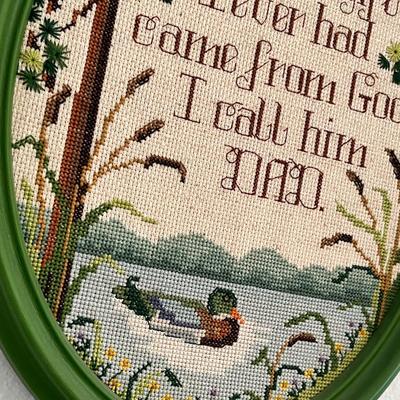 Lot 184 Poem wall art
