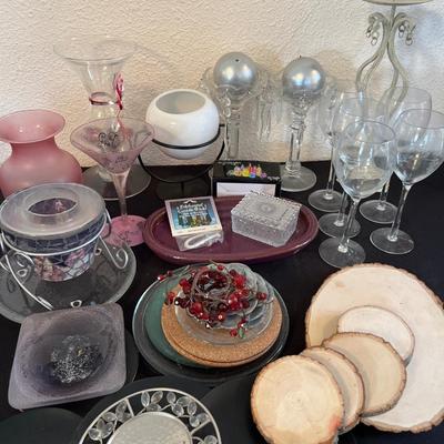 Misc candle & decor