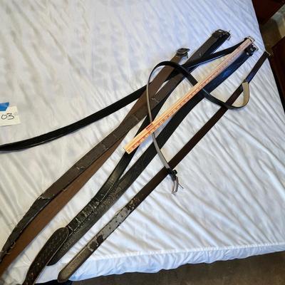 Lot 203 Men's belts