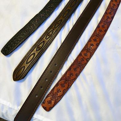 Lot 206 Lot of 4 belts