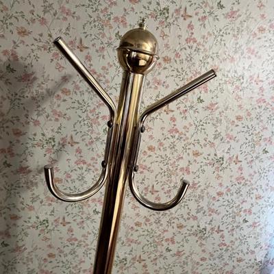 Lot 218 Brass Hall Tree