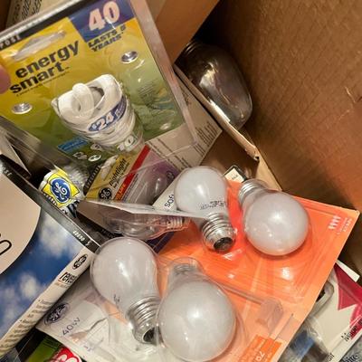 Lot 228 Box of light bulbs