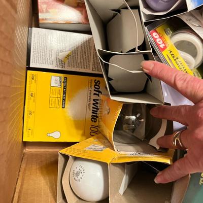 Lot 228 Box of light bulbs