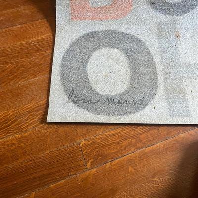 5’ x 8’ Letterpress Rug (D-MG)