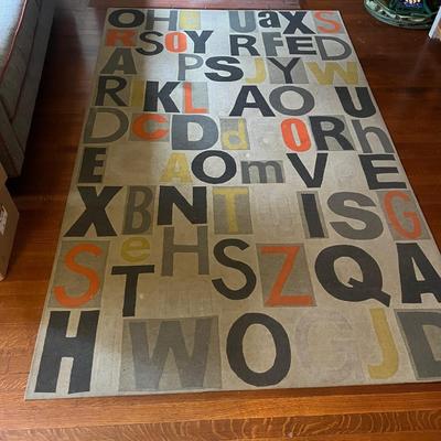 5’ x 8’ Letterpress Rug (D-MG)