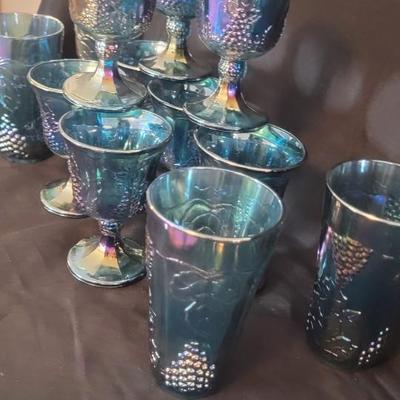 Grape pattern carnival drinkware