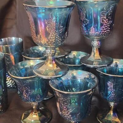 Grape pattern carnival drinkware