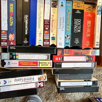 Lot 238 VHS tapes