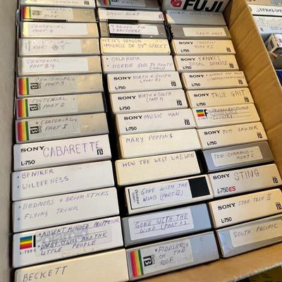 Lot 238 VHS tapes
