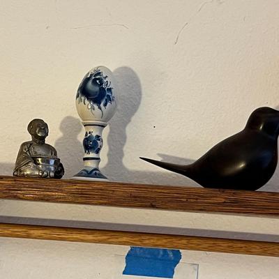 Lot 240 Wall shelf w/ stuff