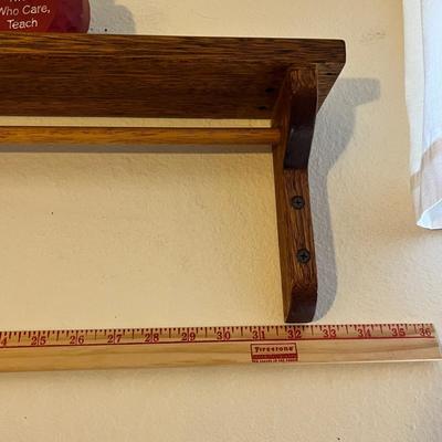 Lot 240 Wall shelf w/ stuff