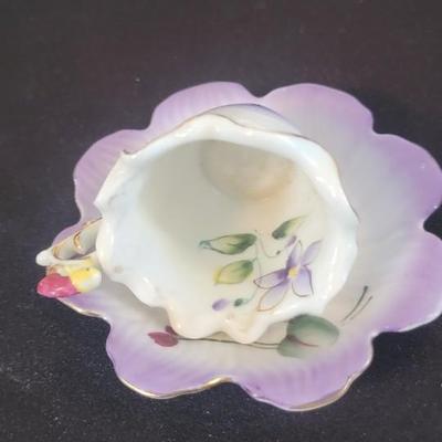 Blameless candlesticks, demitase cup