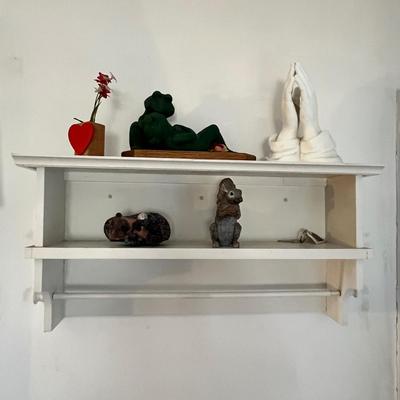 Lot 245 Shelf & Decor