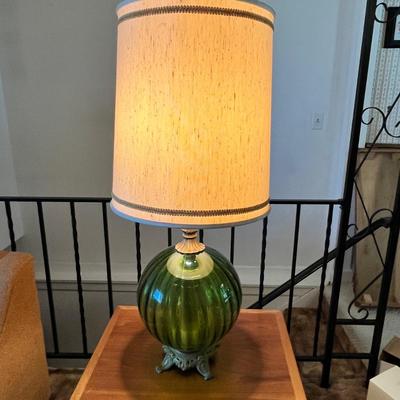 Lot 250 Green Glass ball lamp
