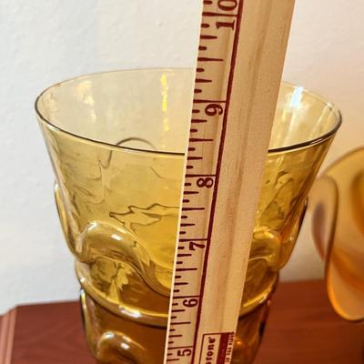 Lot 251 Empoli & Viking Amber Glass