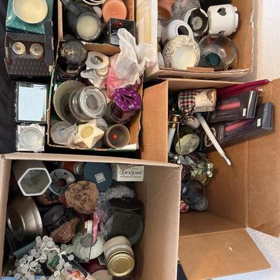 Large boxes of candles