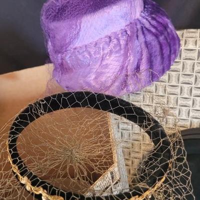 Pill box style women's fashion hats