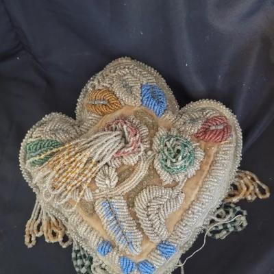 Vintage Beaded Whimsey with mink