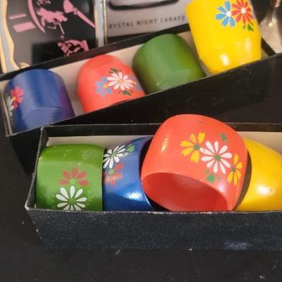 NIB Dublin Carafe, napkin rings plus